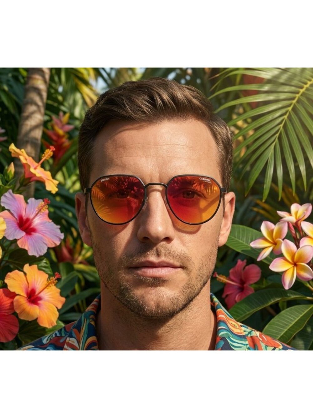 Carrera Ducati CARDUC 036/S 0CTL UC Geometric Sunglasses - Palladium / Grey - Picture 7 of 11
